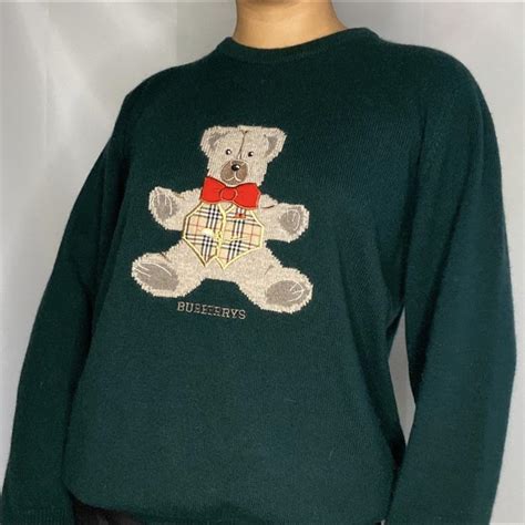 burberry girl's bear|burberry teddy bear sweaters.